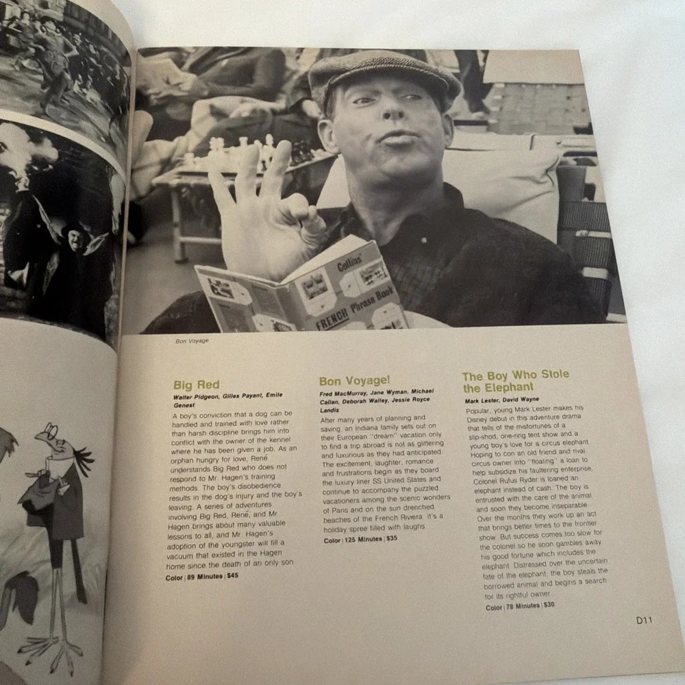 Walt Disney Co Original 1972-1975 16mm Film Rental & Educational Catalog Lot X 2